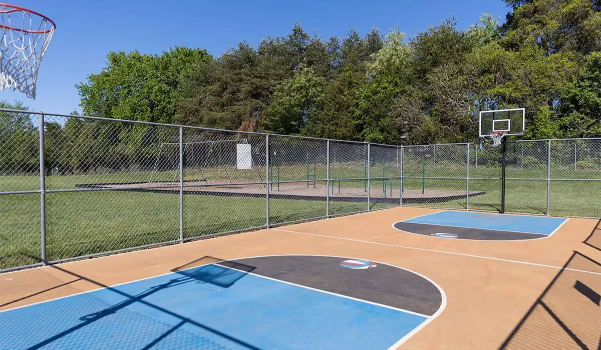 Manassas Christian School, Our Campus, picture of schools outdoor basketball court