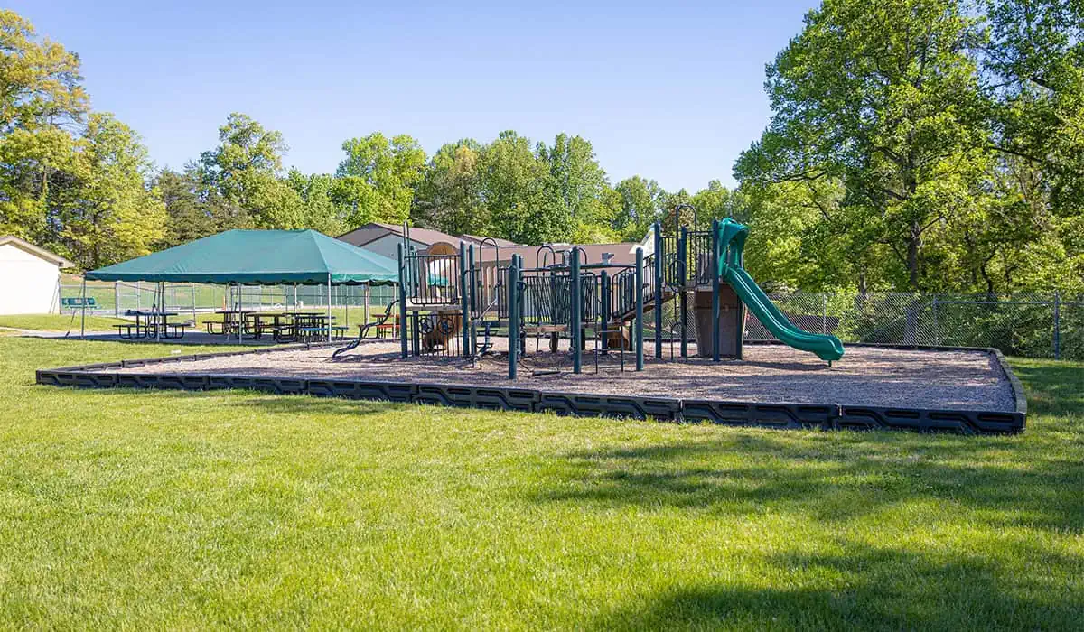 Manassas Christian School, Our Campus, picture of the playground and picnic area