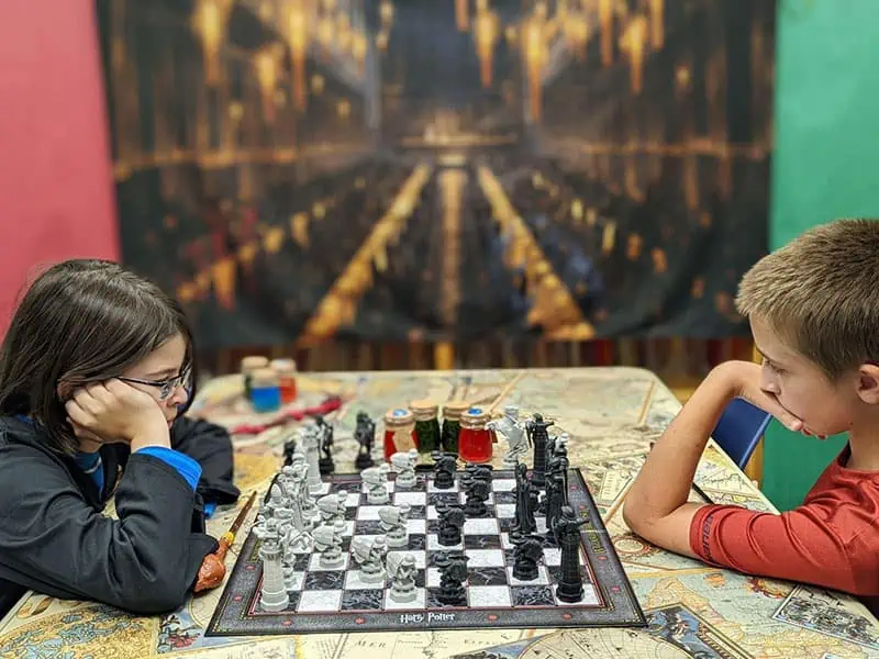 Manassas Christian School, Enrichment Programs, Sports and Clubs, Two boys playing chess